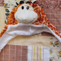 Уникална шапка жирафче, снимка 2 - Бебешки шапки - 33366187