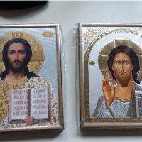 ДВЕ РУСКИ ИКОНИ НА ИИСУС ХРИСТОС, снимка 2 - Икони - 38504235