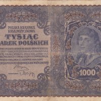 1000 марки 1919, Полша, снимка 1 - Нумизматика и бонистика - 39030602