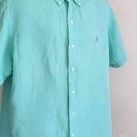 POLO Ralph Lauren Len/Silk Mens Size XL ОРИГИНАЛ! Лен/Коприна Мъжка Риза!, снимка 10 - Ризи - 32933289