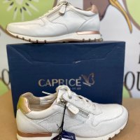 Дамски обувки Caprice White Rose Gold Естествена кожа, снимка 1 - Дамски ежедневни обувки - 40193029