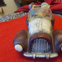 керамична фигурка автомобил на пикник UK 60те години, снимка 4 - Антикварни и старинни предмети - 43136046