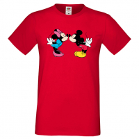 Мъжка тениска Mickey & Minnie 8 Подарък,Изненада,Рожден ден, снимка 1 - Тениски - 36575604
