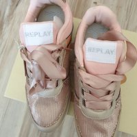 Кецове Риплей-  розови пайети , снимка 1 - Дамски ежедневни обувки - 32679506