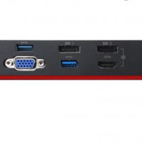 Докинг станция Lenovo ThinkPad Thunderbolt 3 Dock (40AC) + Гаранция, снимка 3 - Лаптоп аксесоари - 38568390