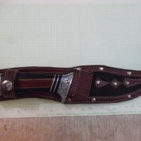 Нож "Columbia USA Saber" с кожена кания, снимка 8 - Ножове - 26338075