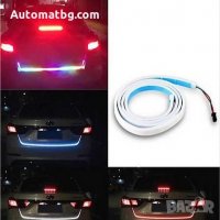 Многоцветна RGB Стоп LED светеща сигнална лента за багажник на кола, светодиодна цветомузика, снимка 2 - Аксесоари и консумативи - 28100607