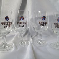 "THIER PILS" нови немски чаши за бира с позлата 0,2 l , снимка 5 - Колекции - 26693227