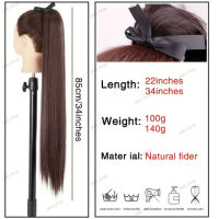 Естествено изглеждаща синтетична коса за жени и момичета, 6цвята, снимка 5 - Аксесоари за коса - 43591862