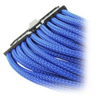 Кабел, преходник GELID 24pin Power extension cable 30cm individually sleeved, син SS30277, снимка 1 - Други - 40103236