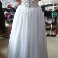 сватбена булчинска рокля със собствен обем и сияещ гръб, снимка 5 - Сватбени рокли - 27190033