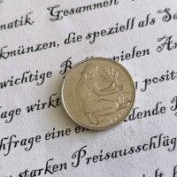 Монета - Германия - 50 пфенига | 1990г.; серия D, снимка 2 - Нумизматика и бонистика - 29005417