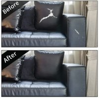Комплект за ремонт и възстановяване на кожа LEATHERPATCH, самозалепваща за тапициране на мека мебел, снимка 7 - Дивани и мека мебел - 43899989