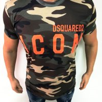 Мъжка тениска Dsquared Camouflage Icon !!!, снимка 1 - Тениски - 33455649