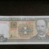Банкнота - Куба - 1 песо UNC | 2007г., снимка 2 - Нумизматика и бонистика - 26262086