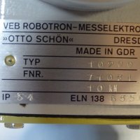 тензо-датчик VEB Robotron Messelektronik ”Otto Schon” 10200Tension Force Sensor 10kN, снимка 6 - Резервни части за машини - 43046027