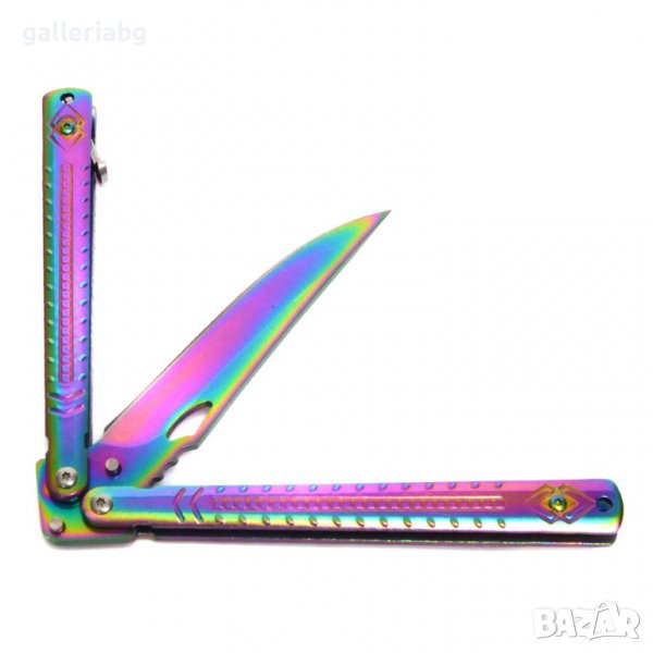 Джобен нож пеперуда хамелеон, снимка 1