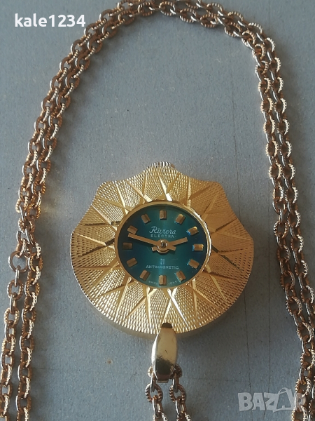 Дамски часовник, медальон. Riviera Electra. Swiss parts. Vintage watch. Швейцарски , снимка 1