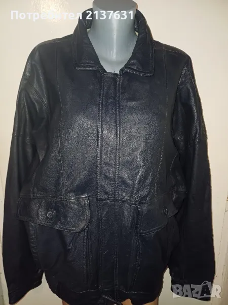 ЕСТЕСТВЕНА КОЖА  МЪЖКО ЯКЕ  - Размер 54, снимка 1