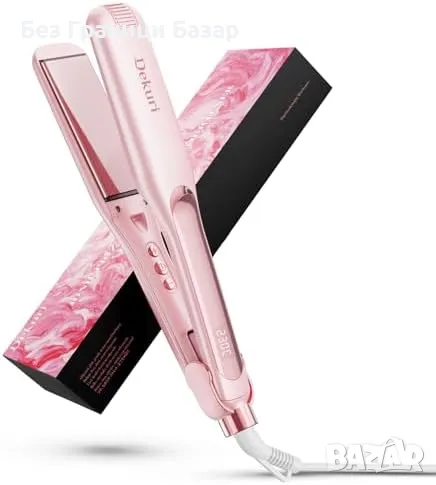 Нова Керамична преса за коса с 42 мм широки плочи идеална за гъста коса, снимка 1