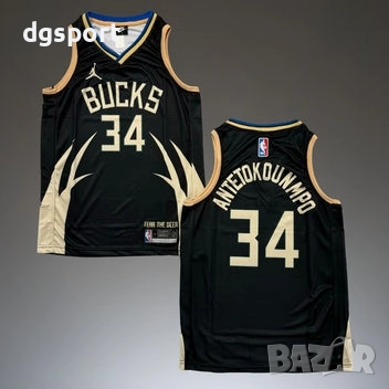 Баскетболен потник на Милуоки Бъкс #Адетокунбо #34!, снимка 1