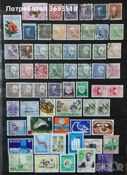 Пощенски марки 100 бр., снимка 1