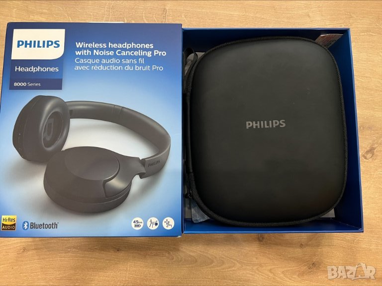 Безжични слушалки Philips - TAH8506BK, снимка 1