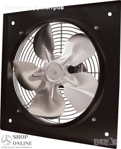 Индустриалени промишлени вентилатори за стенен монтаж, снимка 1