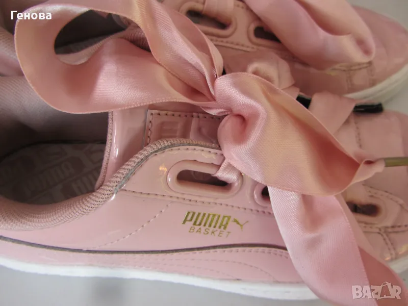 Puma Сникърси Basket Heart Patent Wn's 363073 11 Розов+подарък маратонки, снимка 1
