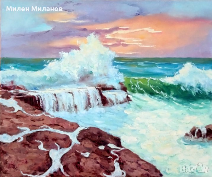 Картина рисувана с маслени бои , снимка 1