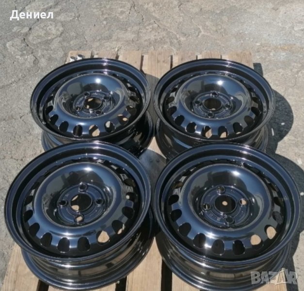 Стоманени джанти 4x100, 5.5Jx14 ET39 за Opel Astra F, G, Hyundai, Toyota, Subaru, Mazda 14 цола, снимка 1