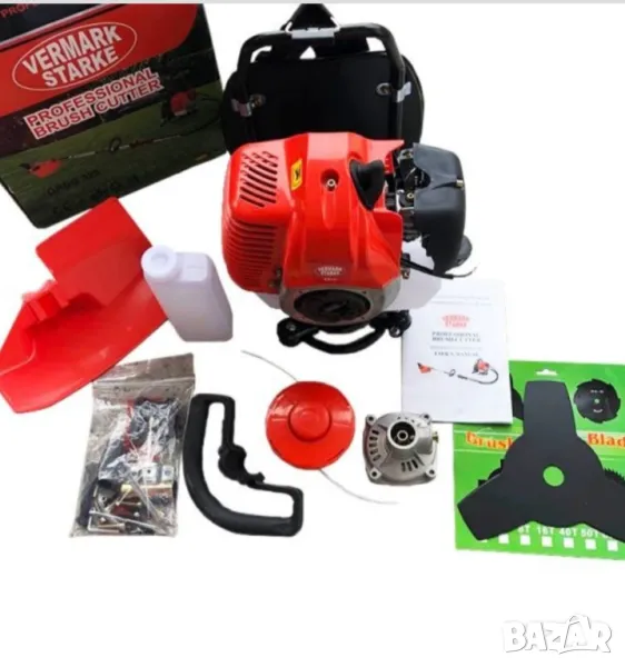 Немски гръден бензонов тример за трева 52куб Vermark Starke, снимка 1