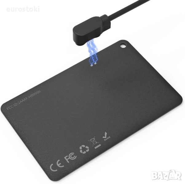 WAFTING Презареждаща се смарт карта с GPS тракер против изгубен портфейл, снимка 1