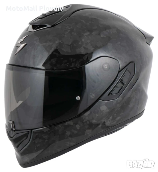 Каска Scorpion EXO-1400 Evo 2 Onyx Carbon – Black, снимка 1