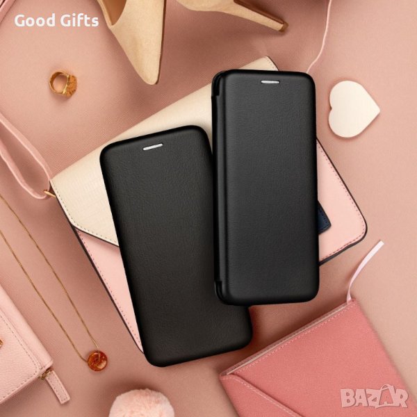 Кожен Калъф за iPhone 15, Черен, Тип Тефтер L-99, снимка 1