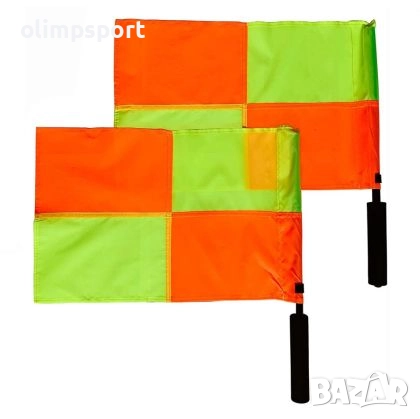 Съдийски флагове нови. Комплектът съдържа два флага и калъф за удобно съхранение, и пренасяне. , снимка 1