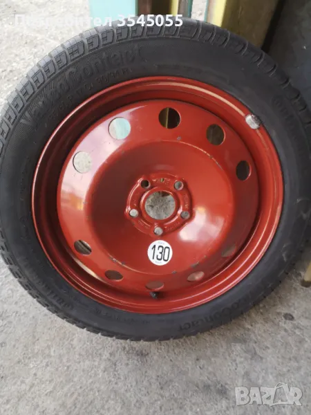 Резервна гума тип патерица за Рено 5х108, снимка 1
