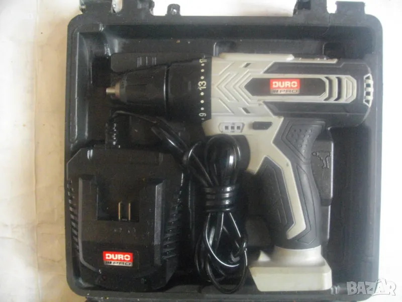 Li-ion 12V DuroPro DB12-4 НОВ НЕМСКИ ОРИГИНАЛЕН ВИНТОВЕРТ БОДИ С КУФАР И ЗАРЯДНО БЕЗ БАТЕРИЯ , снимка 1