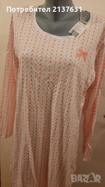 НОВА с Етикет  ! ДАМСКА НОЩНИЦА от БИО памук  - Размер L , снимка 1