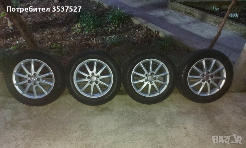 Оригинални джанти за Seat 15" с летни гуми, снимка 1