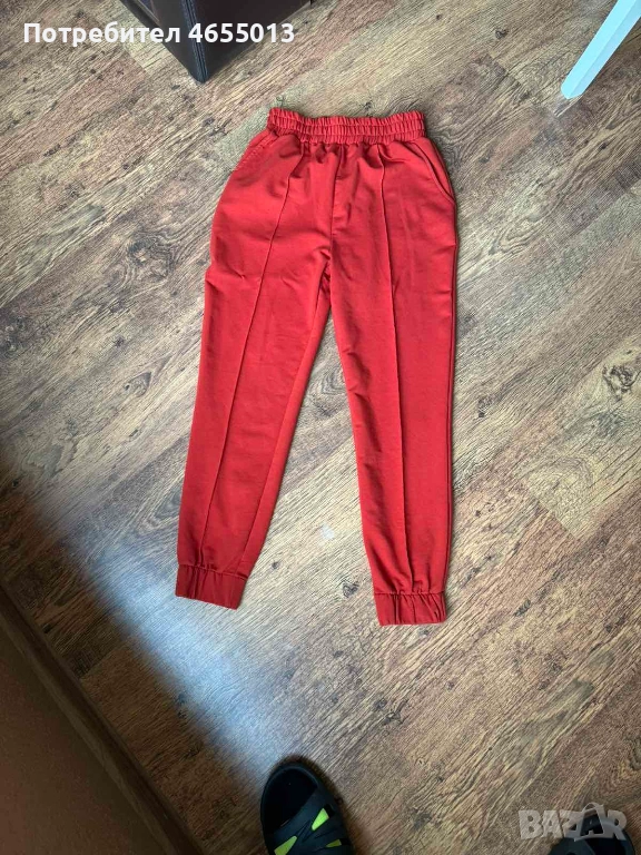 ПОДАРЯВАМ Дамски спортно елегантен панталон керемиден цвят Майдонос Maydonos, снимка 1