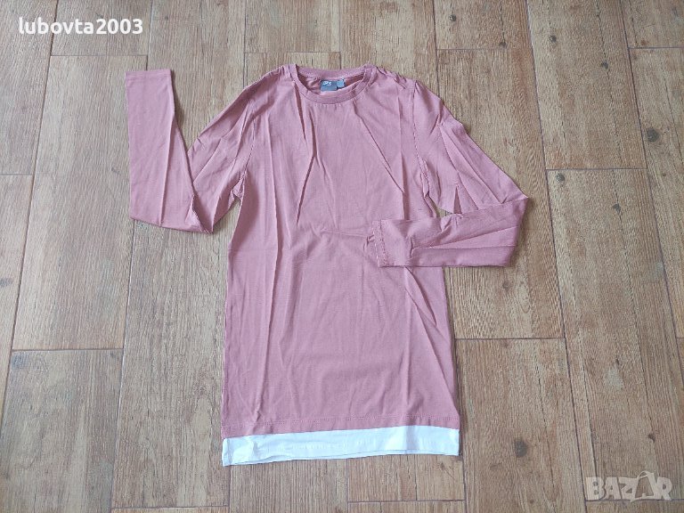 Нова Дамска блуза/туника S/М размер светъл цвят, снимка 1