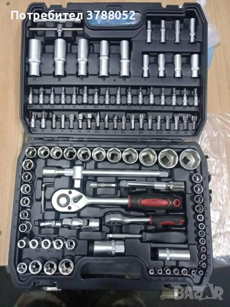 Професионален комплект гедоре 108 Части KRAFTROYAL 2060N, снимка 1