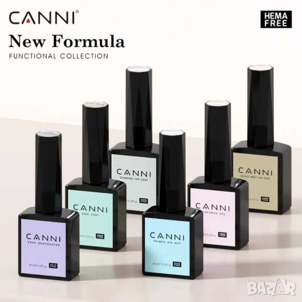 CANNI 9ml Oбезмаслител , дехидрататор , топ , база , течен гел , лепилo, снимка 1