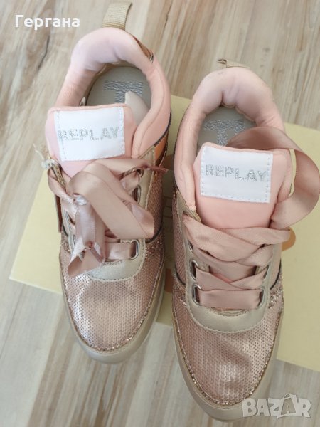 Кецове Риплей с  розови пайети , снимка 1