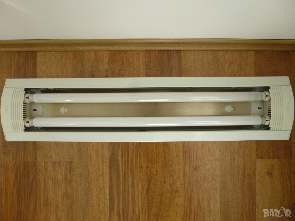 Неонова/луминисцентна лампа с две пури- 2х18W., снимка 1