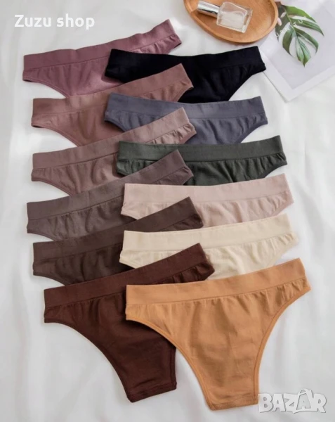 Комплект 12 броя дамски бикини, снимка 1