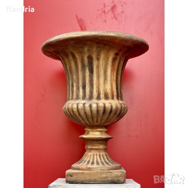 Голяма декоративна римска ваза / кашпа, снимка 1