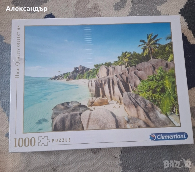 Пъзел Clementoni Paradise Beach от 1000 части - запечатан, снимка 1