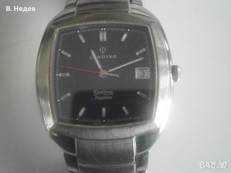 CANDINO, Sealine, saphire, swiss made, TITANIUM!, снимка 1
